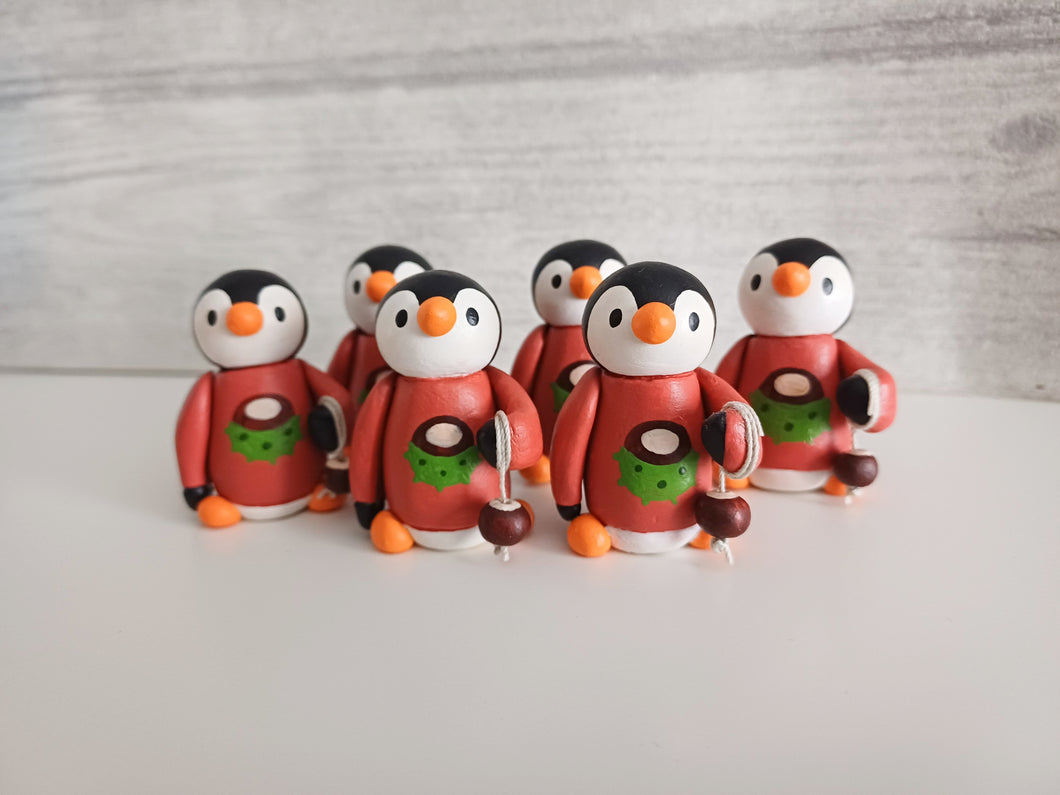 Penguin and conker