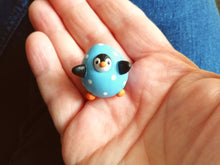 Load image into Gallery viewer, Miniature pottery penguin egg

