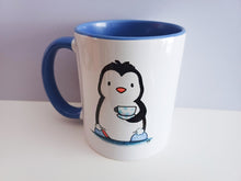 Load image into Gallery viewer, Penguin in slippers mug
