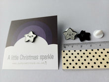 Load image into Gallery viewer, A little Christmas sparkle, tiny enamel pin
