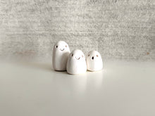 Load image into Gallery viewer, Set of three tiny ghosts
