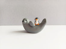 Load image into Gallery viewer, Penguin and seal
