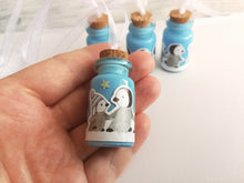 Load image into Gallery viewer, Blue Christmas penguin bottles

