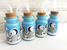 Load image into Gallery viewer, Blue Christmas penguin bottles
