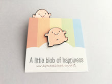 Load image into Gallery viewer, A little blob of happiness enamel pin
