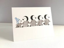 Load image into Gallery viewer, Penguin chick greetings card by Kate Elford
