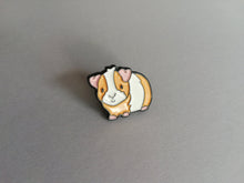 Load image into Gallery viewer, Ginger and white guinea pig brooch

