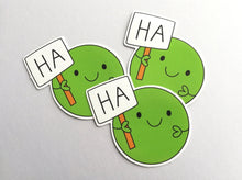 Load image into Gallery viewer, Ha pea, happy cute peas stickers
