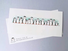 Load image into Gallery viewer, Penguin postcard by Kate Elford
