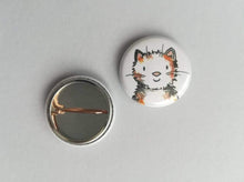 Load image into Gallery viewer, Mini cat button badge
