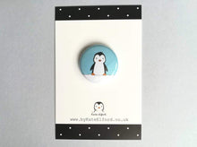 Load image into Gallery viewer, Little penguin button badge
