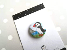 Load image into Gallery viewer, Mini puffin badge
