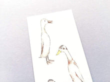 Load image into Gallery viewer, Illustrated duck bookmark, page marker
