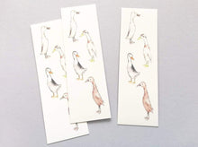 Load image into Gallery viewer, Indian runner duck bookmark
