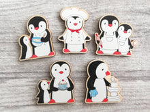 Load image into Gallery viewer, Kitchen penguin magnets
