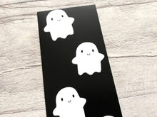 Load image into Gallery viewer, Ghost bookmark, cute spooky page marker, bookmarks, book lover, Halloween gift
