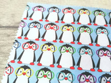 Load image into Gallery viewer, Glasses, screen cleaner, penguin lens cloth, cute screen wipe, fabric screen wipe
