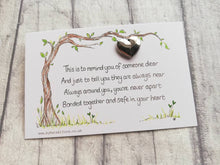 Load image into Gallery viewer, Remembrance pin, loved one enamel pin, little heart enamel brooch, always with you, memory, supportive enamel gift, bereavement keepsake

