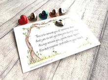 Load image into Gallery viewer, Remembrance pin, loved one enamel pin, little heart enamel brooch, always with you, memory, supportive enamel gift, bereavement keepsake

