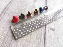 Load image into Gallery viewer, Remembrance pin, loved one enamel pin, little heart enamel brooch, always with you, memory, supportive enamel gift, bereavement keepsake
