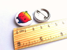 Load image into Gallery viewer, A little splodge of rainbow button badge, cute, positive, happy, supportive, friendship, mini badge
