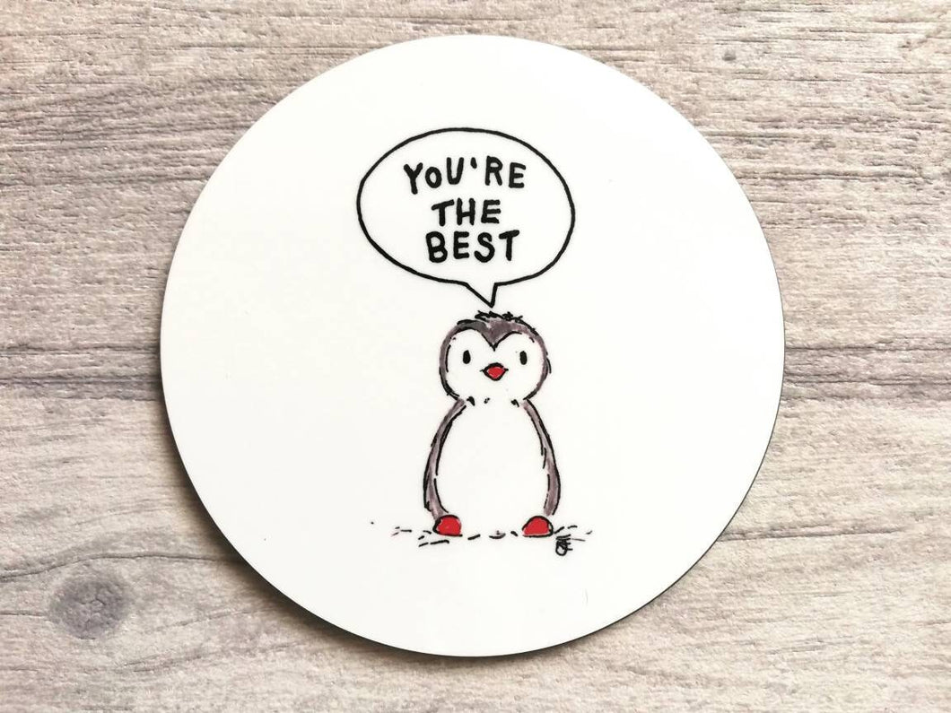 Seconds - Penguin coaster, you're the best, minor printing fault