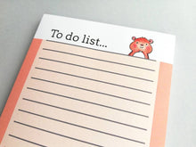 Load image into Gallery viewer, Hamster notepad, cute small note book, ginger hamster jotter pad
