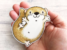 Load image into Gallery viewer, Otter vinyl sticker
