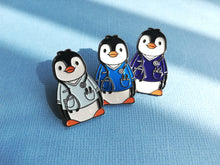Load image into Gallery viewer, Penguin nurse enamel pin, medical penguin brooch. Boo the penguin care giver, nursing, carer
